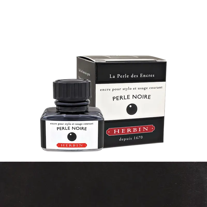 شیشه جوهر خودنویس هربین J.Herbin Perle Noire مشکی