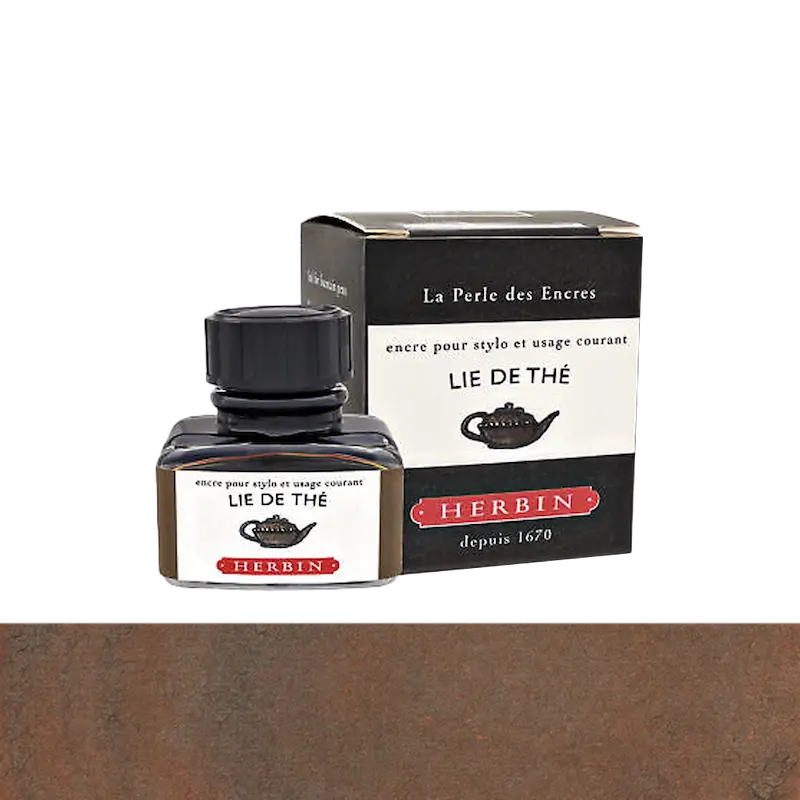 شیشه جوهر خودنویس هربین J.Herbin Lie De The قهوه ای