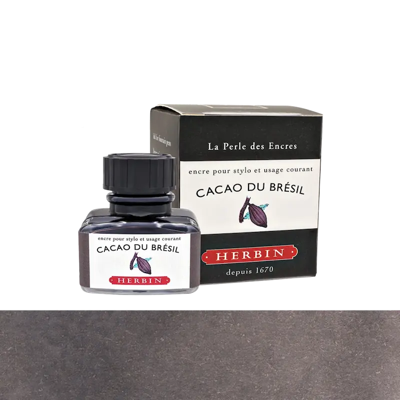 شیشه جوهر خودنویس هربین J.Herbin Cacao Du Bresil کاکائویی