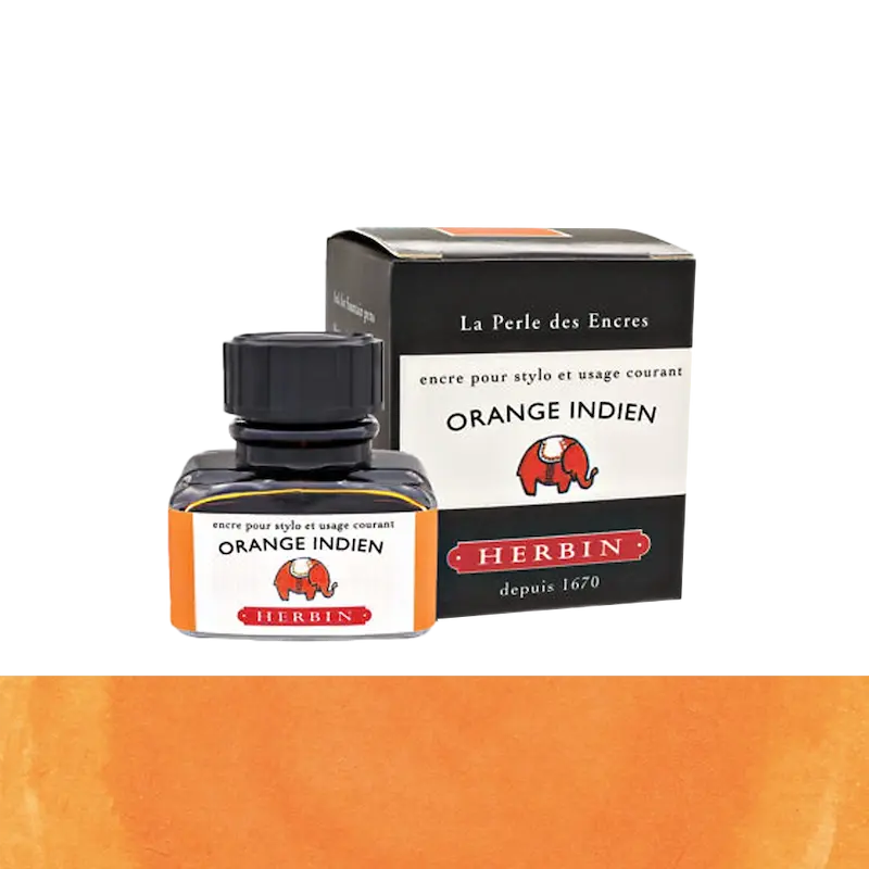 شیشه جوهر خودنویس هربین J.Herbin Orange Indien نارنجی هندی