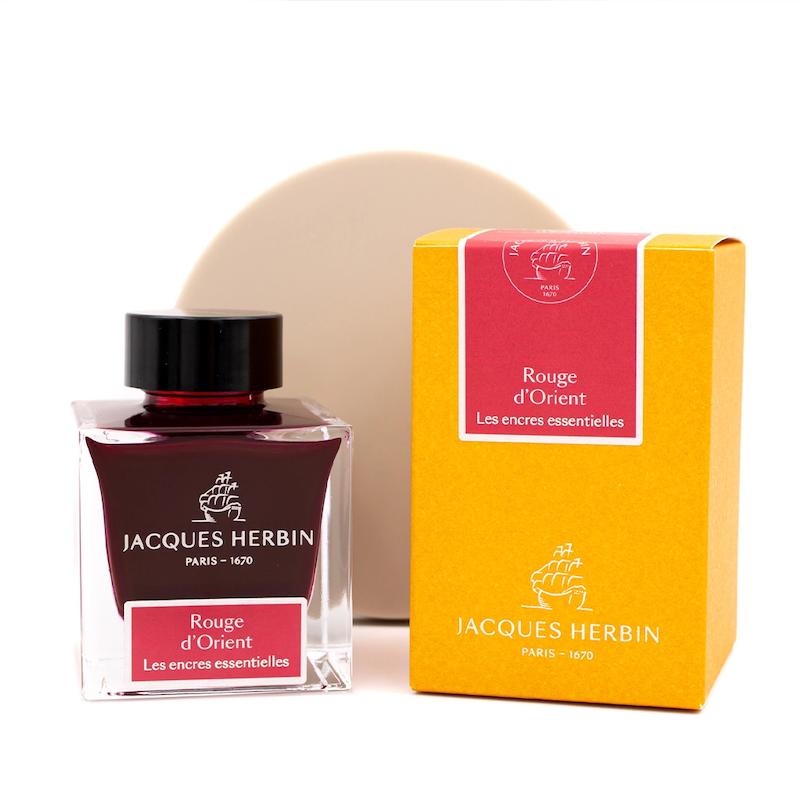 شیشه جوهر خودنویس هربین J.Herbin Rouge d'Orient زرشکی