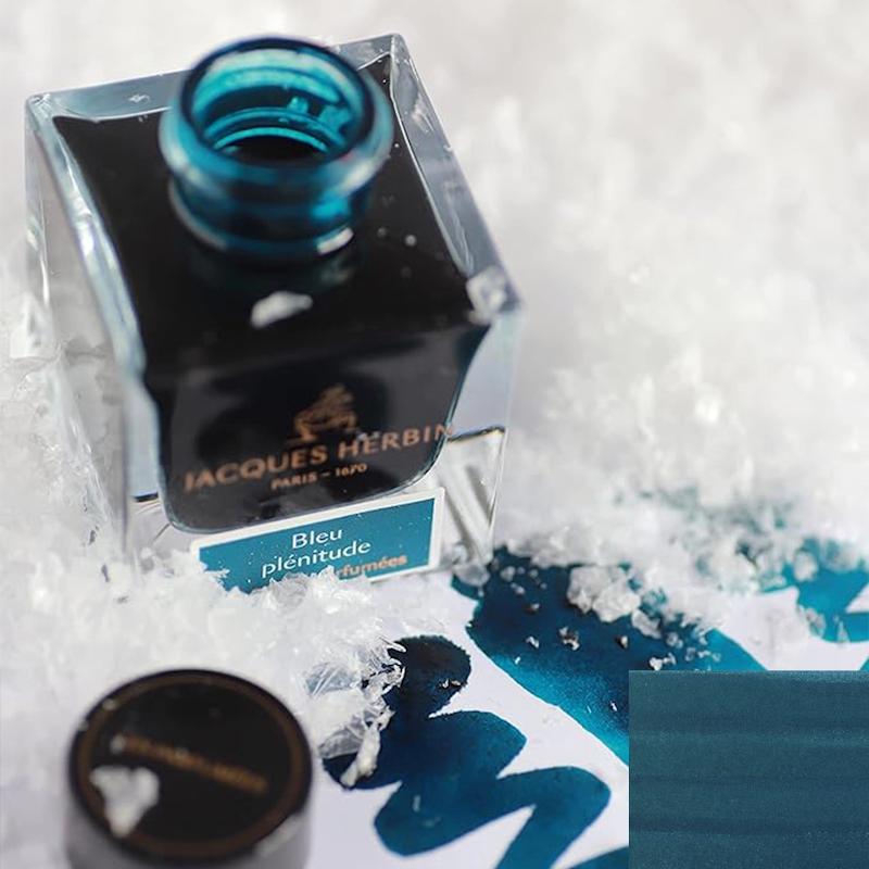 شیشه جوهر خودنویس هربین معطر J.Herbin Bleu Plénitude Perfumed آبی