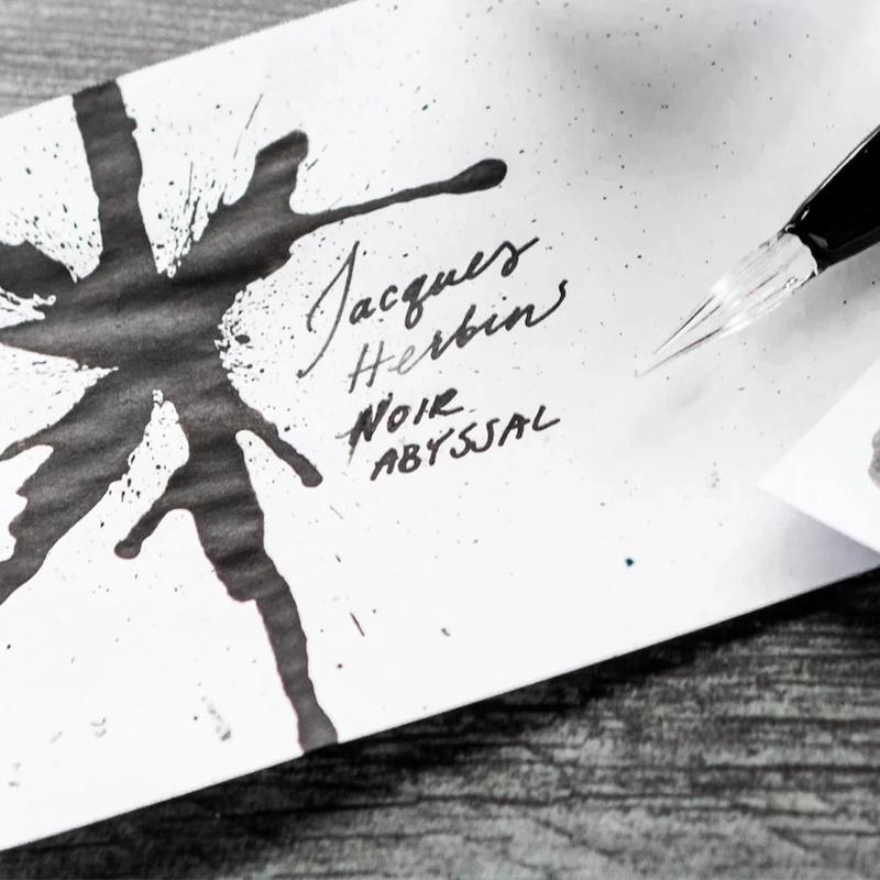 شیشه جوهر خودنویس هربین J.Herbin Noir Abyssal دودی