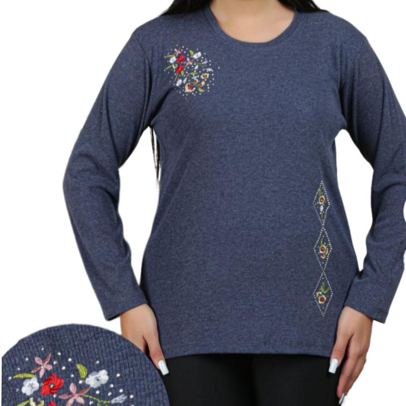 بلوز کبریتی سوزن خالی .کد 6417