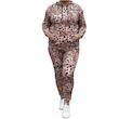 ست هودی  وشلوار مخمل پلنگی  کد ۱۱۰