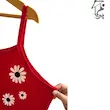 تاپ بندی طرح بابونه سایز بزرگ | خنک، راحت و خوش‌فرم