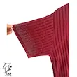 تیشرت تک یقه چین دار