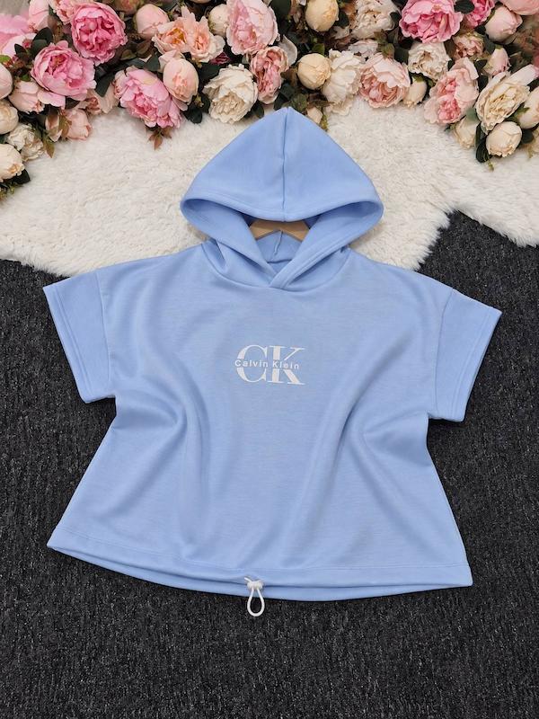 وست کلاه‌دار دورس سه‌نخ کرکی زنانه مدل CK فری سایز 38 تا 50 - کدکالا: 26246