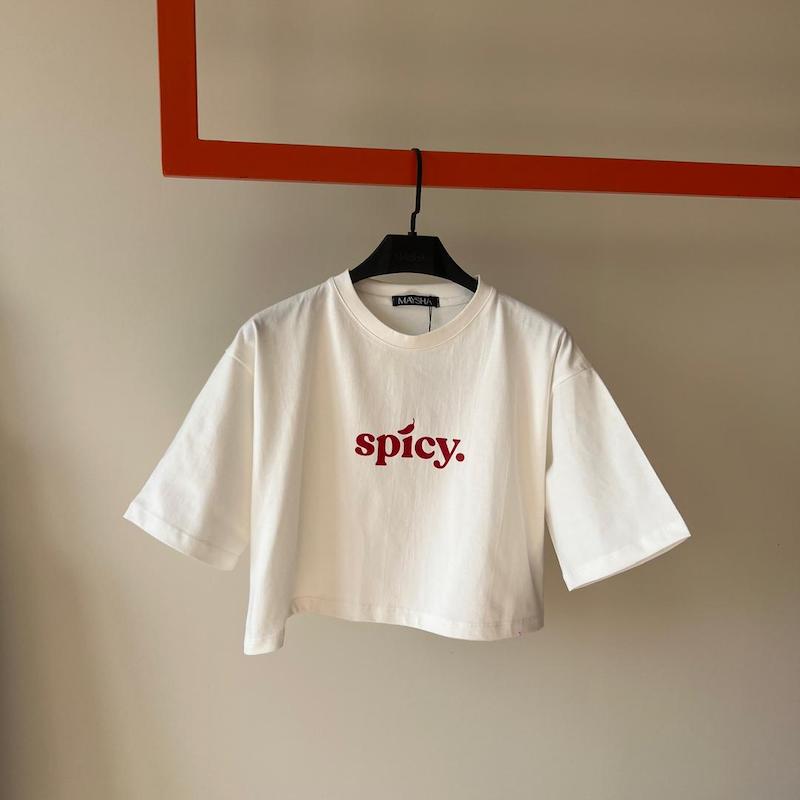 تیشرت کراپ spicy