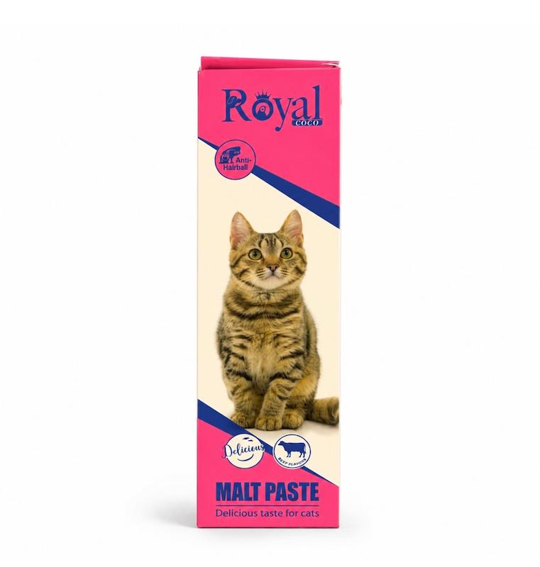 مالت گربه رویال با طعم گوشت royal