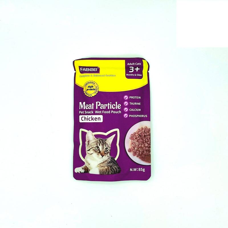 پوچ‌ گربه فنبی با طعم مرغ 85 گرمی