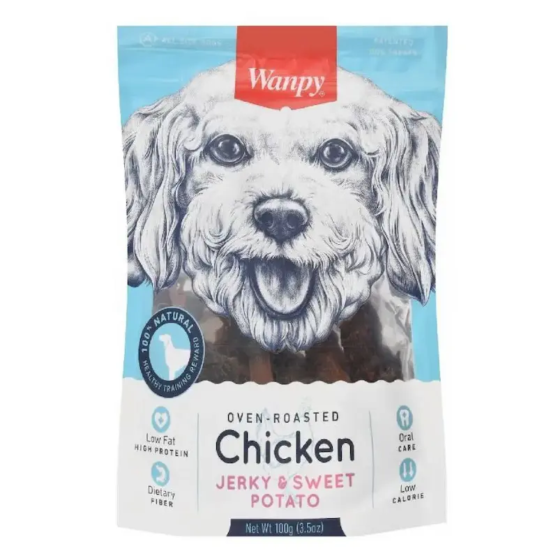 تشویقی ونپی مدل Chicken Jerky and Sweet Potato وزن 100 گرم
