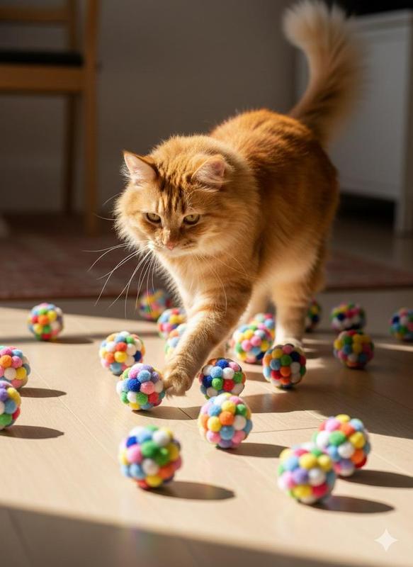 اسباب بازی گربه منگوله ای