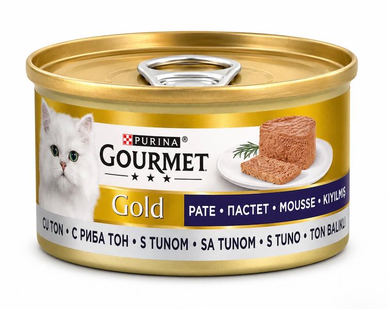 کنسرو گربه Gourmet Gold Pate با طعم تن ماهی – ۸۵ گرمی