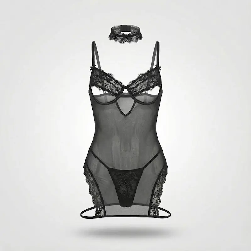 لباس خواب توری گیپوری