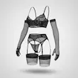 لباس خواب زنانه مدل بادی 5 تیکه کد: 154