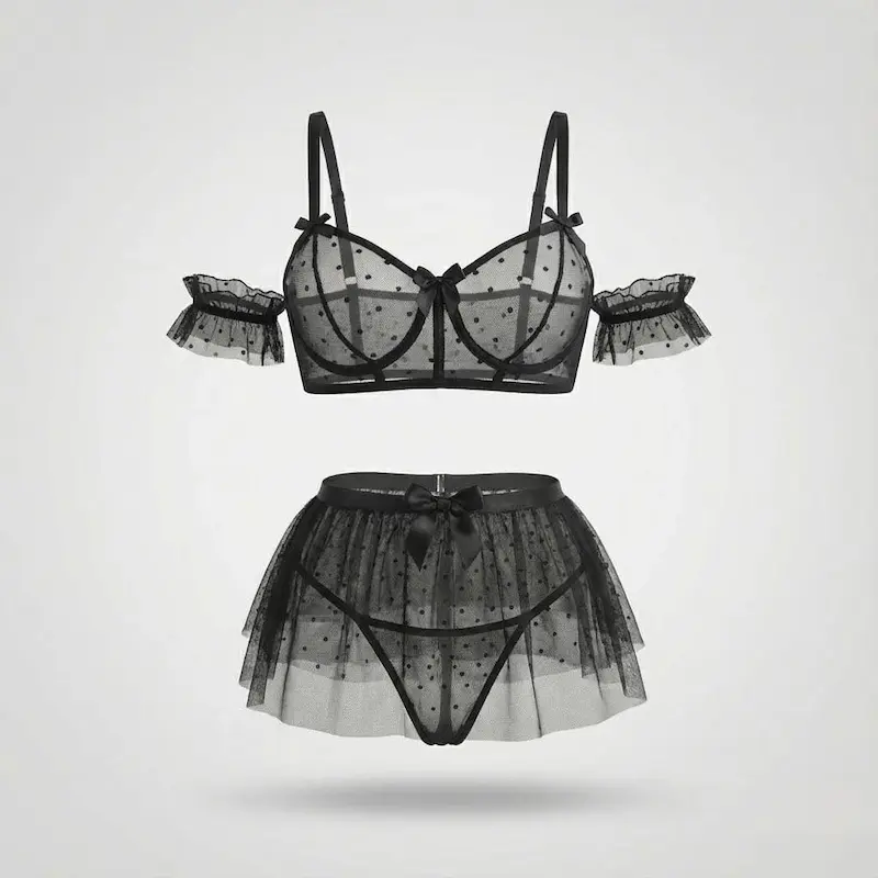 ست دامن توری کد: 101130