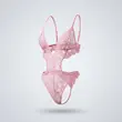 لباس خواب زنانه مدل بادی فانتزی رنگ صورتی کد: 104929