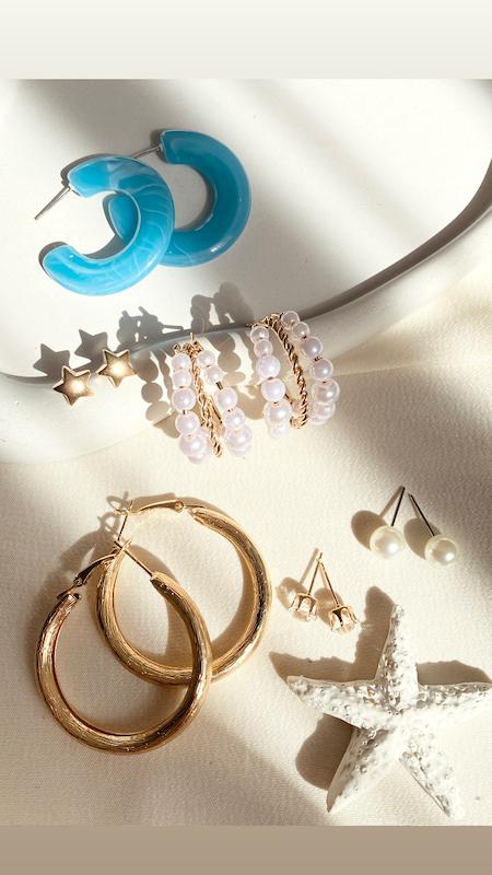 پك گوشواره  فيروزه اي