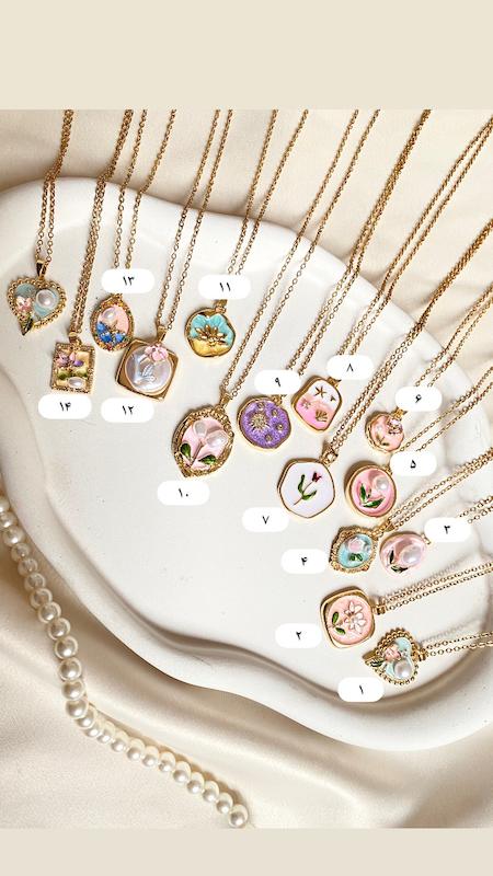 گردنبند هاي مينا كاري