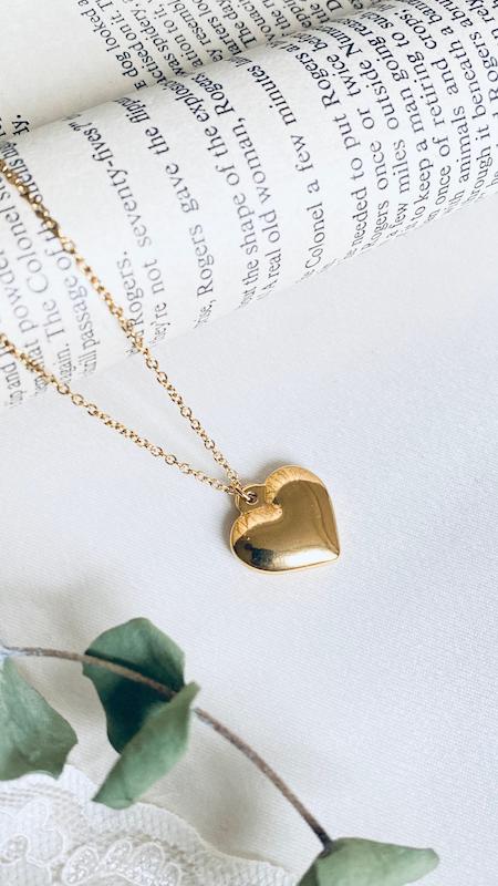 گردنبند قلب سه بعدي