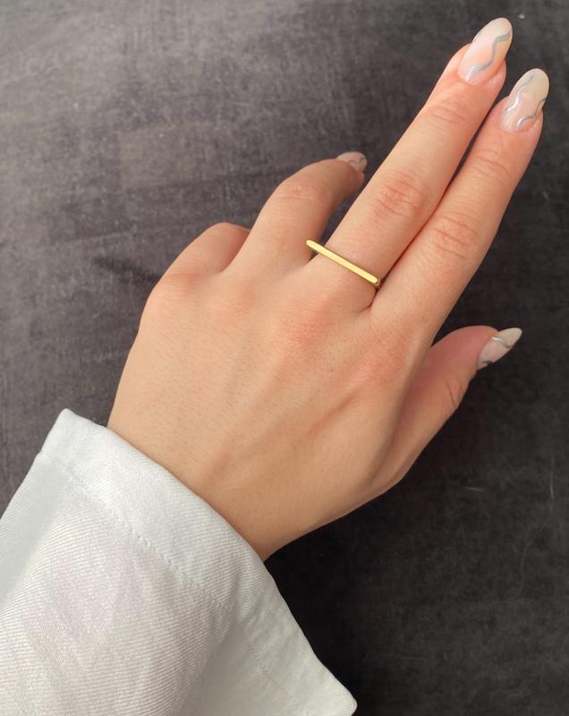 انگشتر  مربع