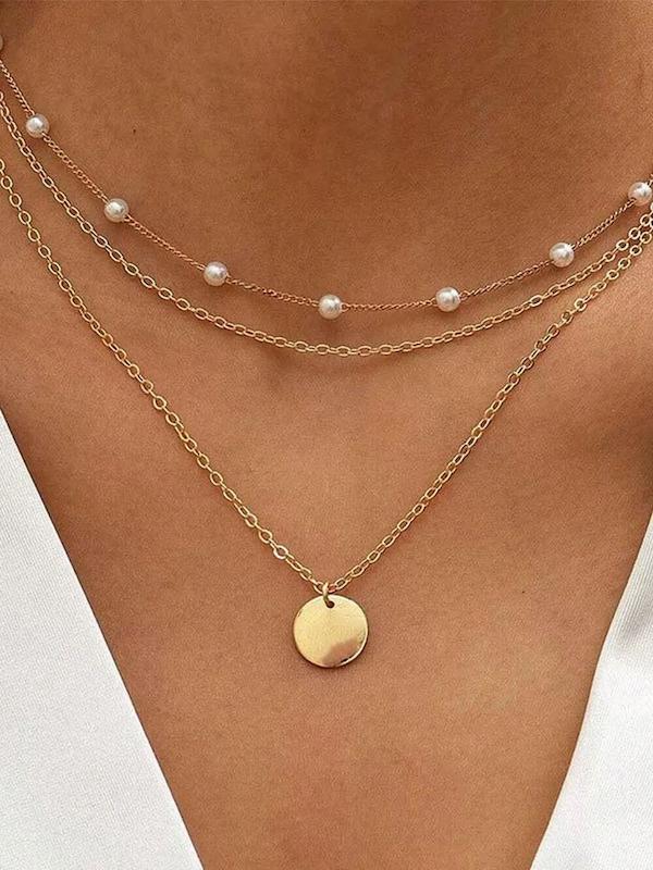 گردنبند سه لاين طلاطور