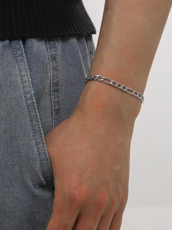 دستبند فيگارو نقره اي