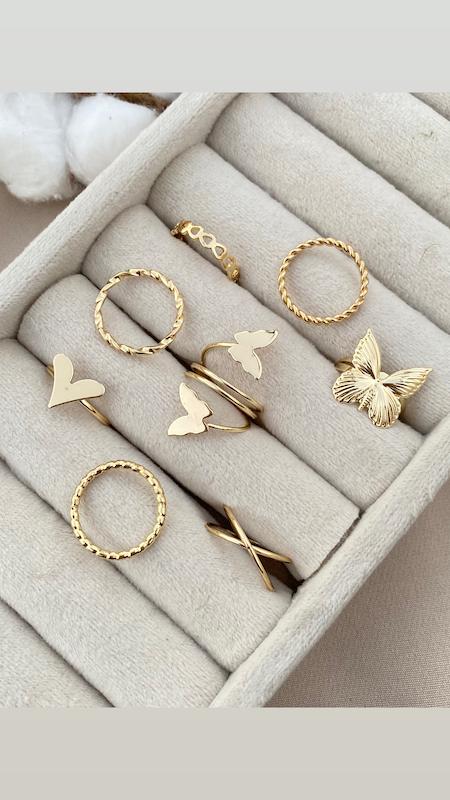 پک انگشتر پروانه زیبا