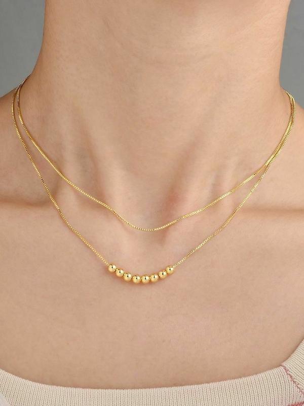 گردنبند دولاين با گوي