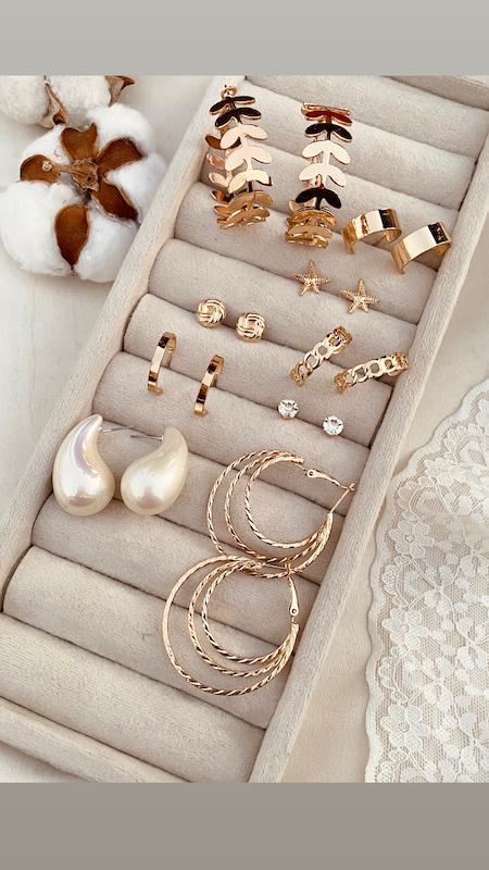 پك گوشواره ۹ تایی جذاب