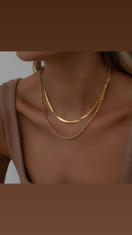 گردنبند دولاين ماری طنابي