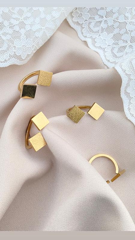 انگشتر  مربعییی