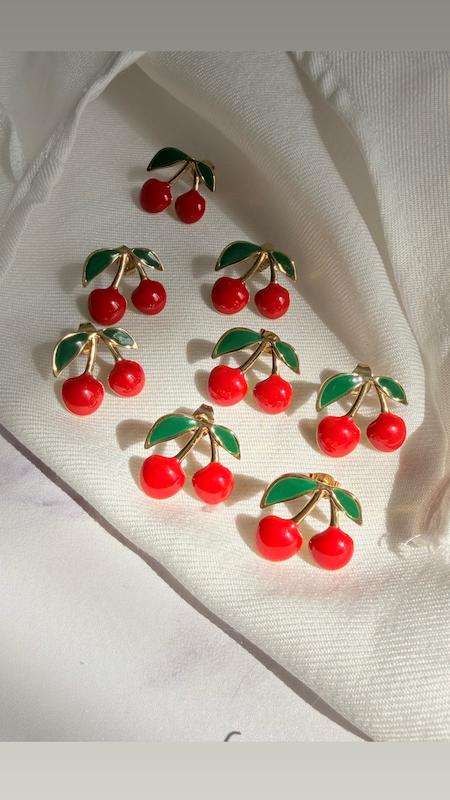 گوشواره میناکاری گيلاس🍒 