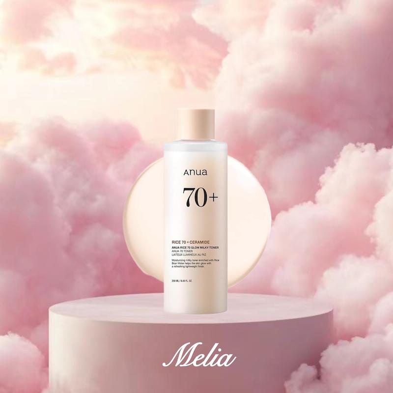 تونر آبرسان و روشن کننده برنج +70 آنوا | 250 میل Anua Rice 70 glow milky toner