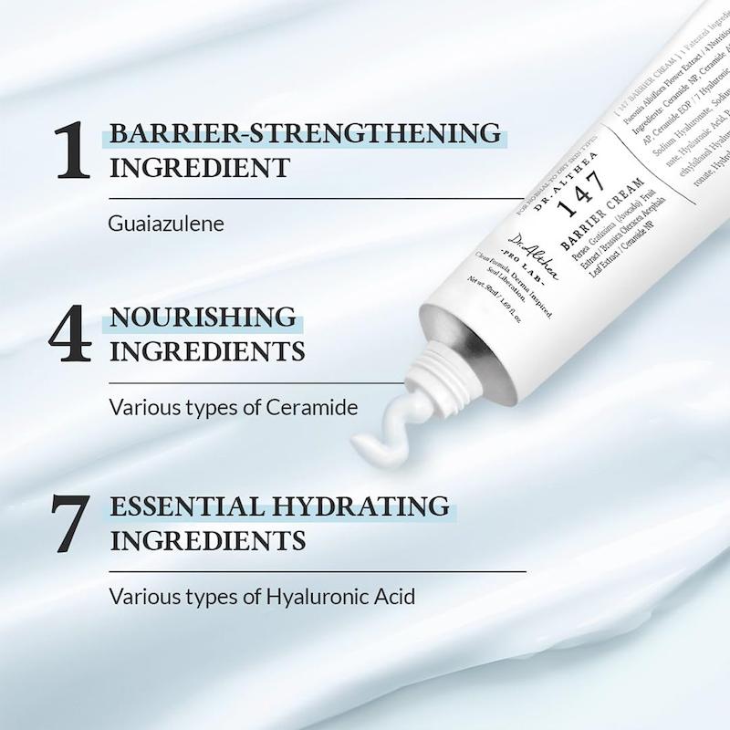 کرم ترمیم کننده ۱۴۷ دکتر آلتیا Dr. Althea 147 Barrier Cream