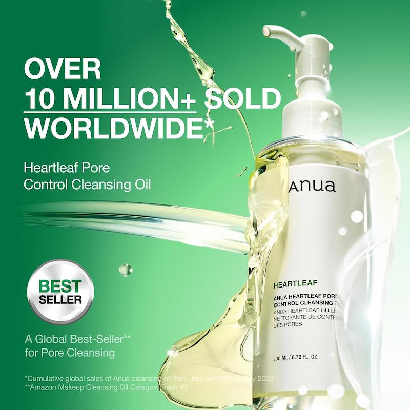 روغن پاک‌کننده هارت‌لیف آنوا | Anua Heartleaf Pore Control Cleansing Oil