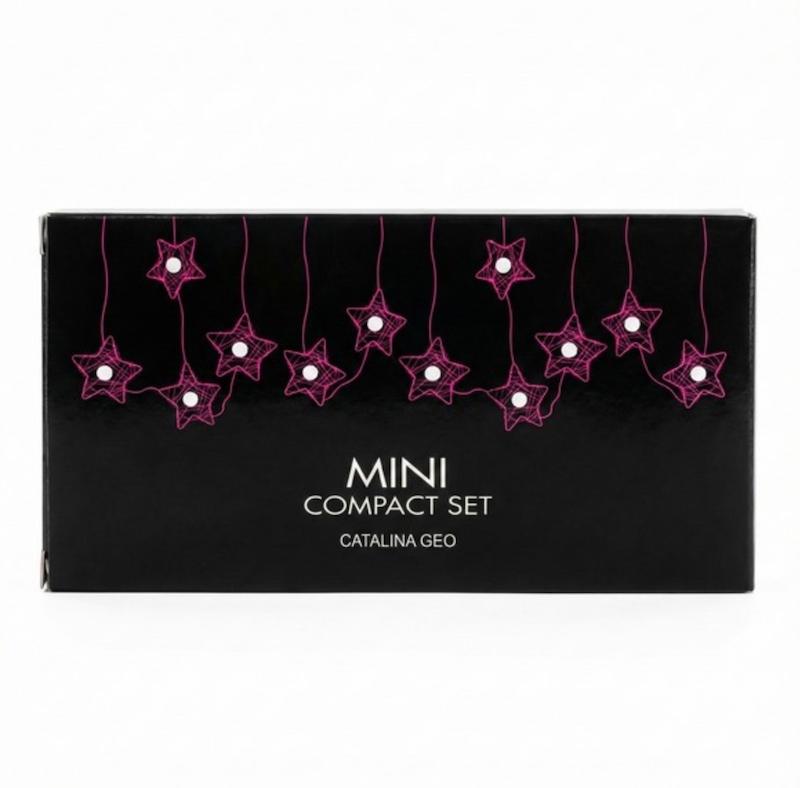 پالت سایه و رژ گونه چندکاره کاتالینا جیو Mini Compact Set