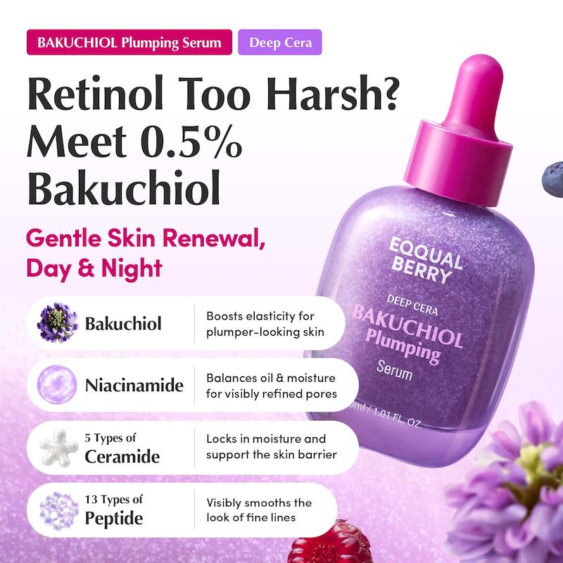 سرم جوانساز و حجم دهنده باکوچیول اکوال بری 30 میل