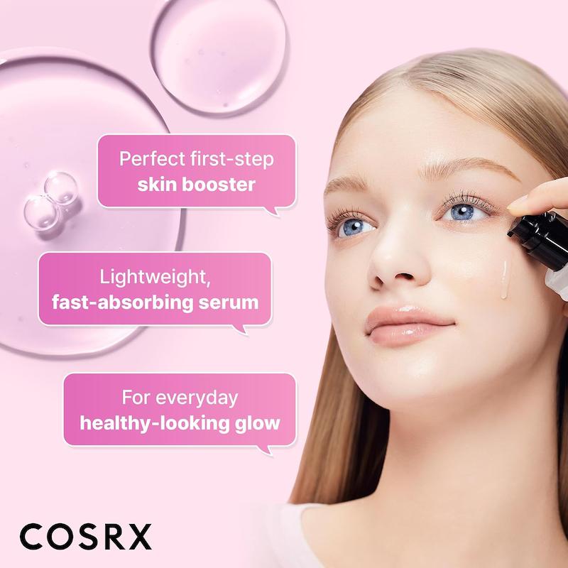 بوستر سرم تقویت کننده 6 پپتاید کوزارکسبوستر سرم تقویت کننده 6 پپتاید کوزارکس Cosrx the 6 peptide skin booster