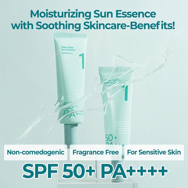 ضدآفتاب شماره ۱ نامبوزین No.1 Clear Filter Sun Essence SPF50+ PA++++