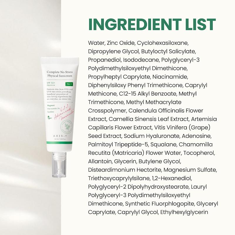ضدآفتاب فیزیکی اکسیس وای Complete No-Stress Physical Sunscreen SPF50+