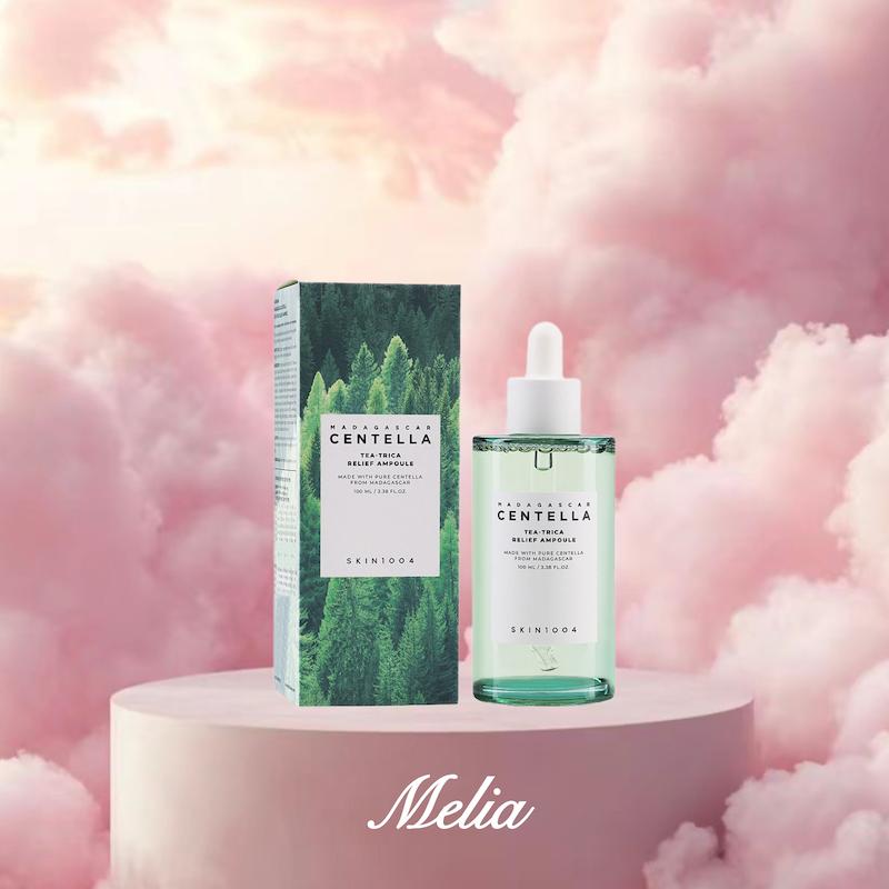 آمپول ماداگاسکار سنتلا چای سبز تی تریکا Skin 1400 تسکین دهنده و ضد جوش حجم 100میل