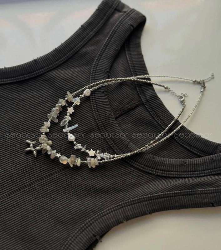 کالکشن گردنبند سنگی