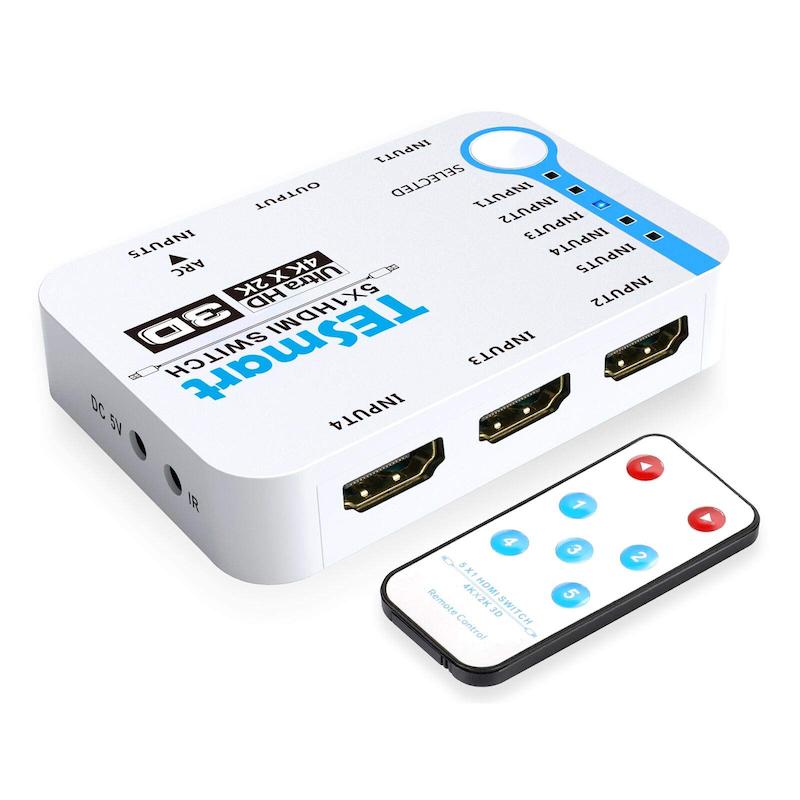 سوئیچر 5 پورت اچ دی ام ای (TESMART)