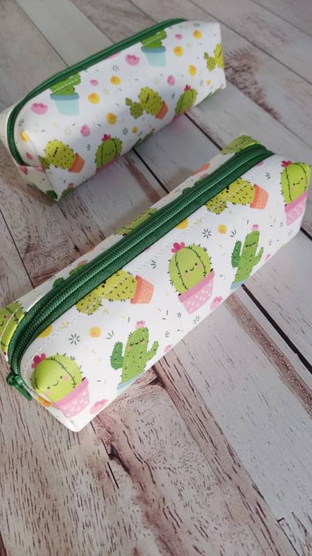 جامدادی تک زیپ طرح کاکتوس