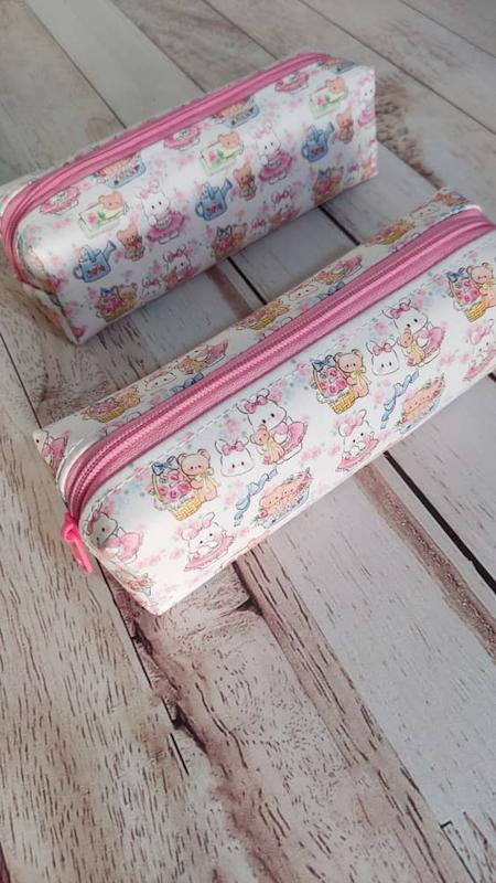 جامدادی تک زیپ طرح خرگوش و خرسی