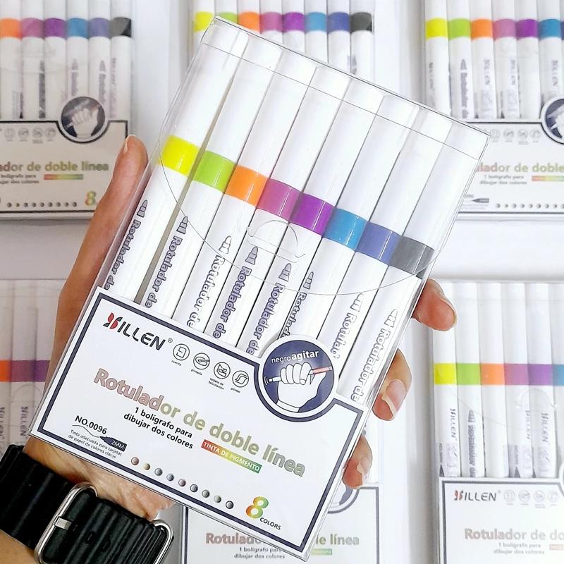 ست ماژیک 8رنگ جادویی دو خط FILLEN