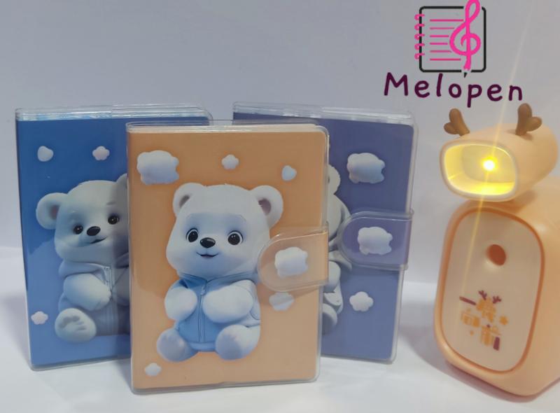 دفترچه یادداشت جلددار طرح خرسی