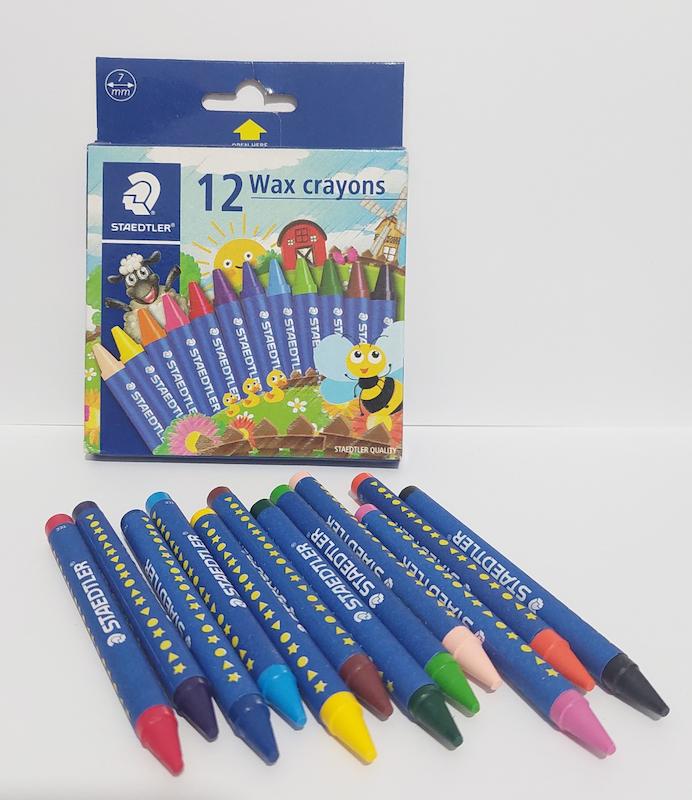مداد شمعی 12عددی STAEDTLER